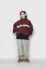 ミッドカラーパイピングジップアップ / Mid Colour Piping Zip-Up