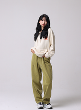 ストラクチャードデニムパンツ / structured denim pants_2color