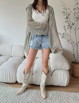 ネットフードジップアップ/Net Hood Zip Up (2color)