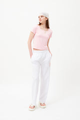 ウィッティバニーグラフィックトレーニングパンツ / WITTY BUNNY GRAPHIC TRAINING PANTS [WHITE]