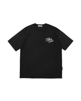 ローププリントレギュラーTシャツ - ブラック