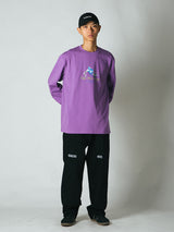 DAKYAM 2023 AW タイニーバットマイティーハミングバードマンダラフラワーロングTシャツ