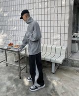 Oサイドジッパーストリングパンツ