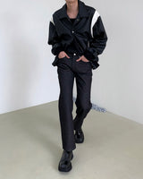 ハーフムーンバーシティジャケット/EV Half Moon Varsity Jacket (2 colors)