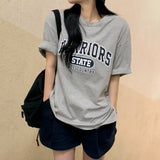 レタリングボクシーTシャツ
