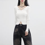 Frcan Open Collar Knitwear