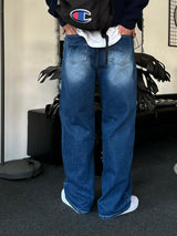 ハッシーブラシワイドデニムパンツ / HACCY BRUSH WIDE DENIM PANTS(ONE COLOR)