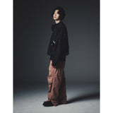 マルチファンショナルジッププルオーバージャケット / MULTI FUNTIONAL  ZIP PULLOVER JACKET_BK
