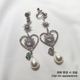 ステラークイーンイヤリング / Stellar Queen Earring (Bravegirls Yoojung, Bravegirls Eunji, Apink Chorong Earring)