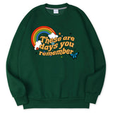ミリオンレインボースウェットシャツ/MILLION RAINBOW SWEATSHIRT