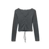 [MADE] Season String V-neck Long Sleeve Tee