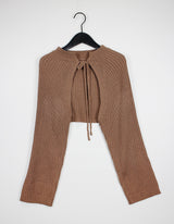 ラブリーリボンニットボレロ / Lovely Ribbon Knit Bolero (4color)