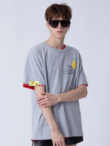 チェンジイズインアワーハンズキャンピングTシャツ/CHANGE IS IN OUR HANDS CAMPAIGN 1/2 T-SHIRT_GRAY