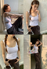 side split sleeveless top