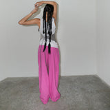 フリーサイズカーゴパンツ / FREE SIZE CARGO PANTS (PINK)