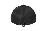 イアフラップボタンボールキャップ/EARFLAP BUTTON BALL CAP_BLACK