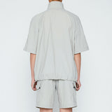 ユニセックスアノラックジップアップTシャツ / UNISEX ANORAK ZIP UP TOP (4557174702198)