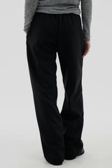 カラーコンビネーションレタリングブラッシュトレーニングパンツ / Color combination lettering brushed training pants (3color)