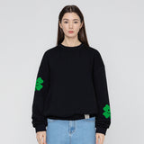 [UNISEX] マルチクローバー スマイルドローイングスウェットシャツ