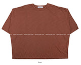 Perfect Slub 3/4 Sleeve Box T (5color) (6699883102326)