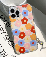 パステルフラワービビッドCフォーンケース / Pastel Flower Vivid C Phone Case