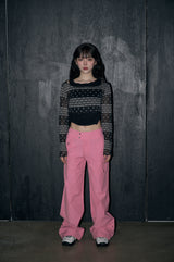 classic cargo slacks - pink