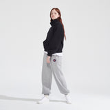 ハイネックダンブルフリーススウェットシャツ/NECK DUMBLE FLEECE SWEATSHIRT_BLACK