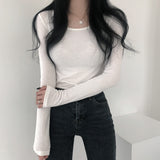 フリースドスクープネックトップ / Fleeced Scoop Neck Top