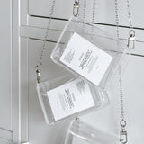 クリアpvcミニチェーンバッグ / Clear pvc mini chain bag