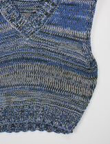 ミックスニットベスト/Mix Knit Best (3color)