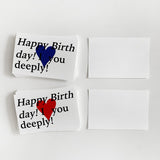 Happy birthday! I ♥ you deeply! Postcard (Classic Red) (6602756423798)