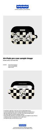 CHECK BOARD BABA-BLACK/IVORY(AIR PODS PRO-HARD) (6602476355702)