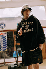 クラシックビッグロゴパーカ・ブラック［ユニセックス］/ Classic Big Logo Unisex Black Hoodie