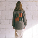 [Patchwork Sweatshirt] Khaki (6626237808758)