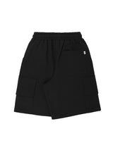 バミューダワイドカーゴパンツ / P1013 BERMUDA WIDE CARGO PANTS_BLACK