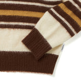 ストライプモヘアニット / Express Holiday Stripe Mohair Knit_Brown