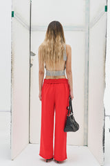 バックニットスリーブレス / Back Point Knit Sleeveless (3 colors)