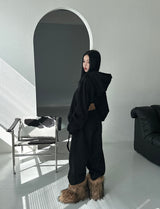 Valen Napping Backless Hoodie