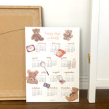 ウォールハンギングカレンダー - ハッピーデイズイン2023 / Wall Hanging Calendar - Happy Days in 2023