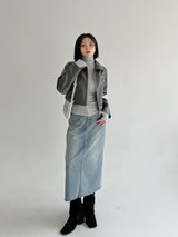 ポエンチデニムスカート/no.6183 Poenti Denim Skirt (2color)