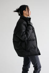 クラウンベーシックショートダウンジャケット/Crown Basic Short Padding (4color)