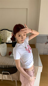 ピンクリボン半袖Tシャツ