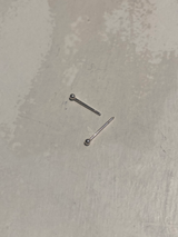 [92.5sliver] petit ball earings
