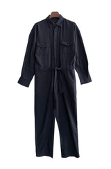 Flap Pocket Self-Tie Waist Jumpsuit (6684144500854)