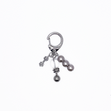 [MADE] flower ball keyring