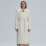 Sailor Long Coat - Ivory (6674917851254)