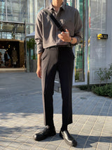 ディープデイリーセミフィットスラックス/Deep Daily Slim Fit Slacks (4 colors)