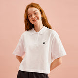 モノチェリークロップ丈ピケ／MONO CHERRY CROP PIQUE [WHITE]