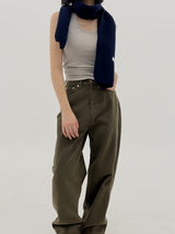ワームカラーブラッシュドコットンパンツ/No.3071 Warm color brushed cotton Pants (6color)