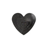 NO.439 [BLACK] HEART SHIELD HAIR PIN